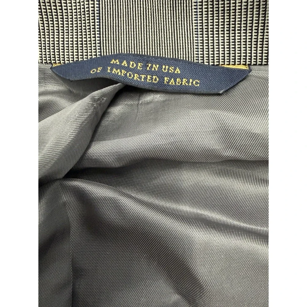 Brooks Brothers Vitale Barberis Canonico Blazer Jacket Wool Mens 38S Italy Gray